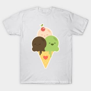 Kawaii Cone Icecream T-Shirt